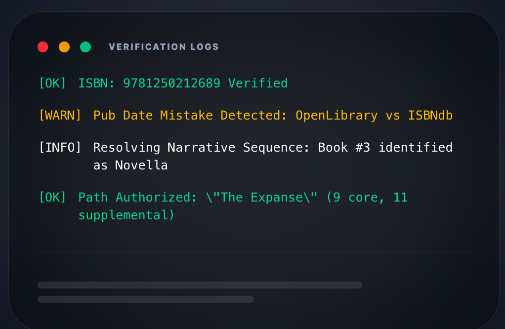 BookPath Verification Algorithms Console